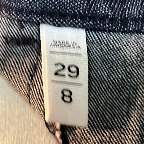 LOFT dark  blue denim shorts. Size 29‎ - Picture 5 of 10